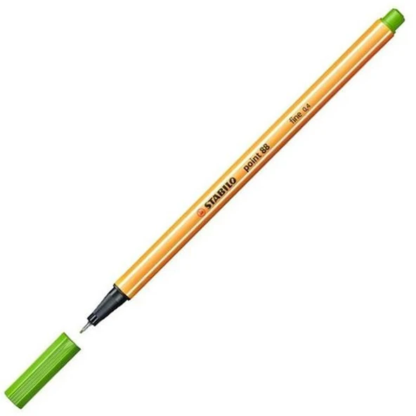 Stabilo Keçe Uçlu İnce Kalem 88 Point 0.4 MM Yaprak Yeşili 88/43 ürün görseli 1