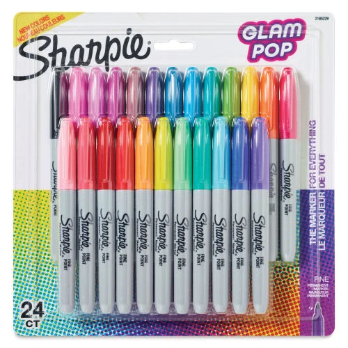 Sharpie Permanent Markör Fine Glam Pop 24 Lü Bls ürün görseli 1