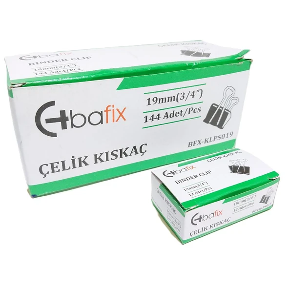 Bafix Kıskaç (Klips) Çelik 19 MM Bfx-Klps019 ürün görseli 1