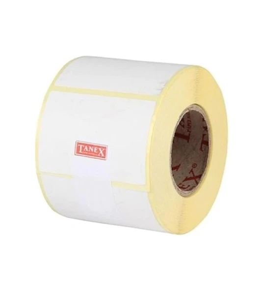 Tanex Barkod Etiketi Termal Eco 100x55 MM 40 MM Çap 500 LÜ 1 Lİ ürün görseli 1