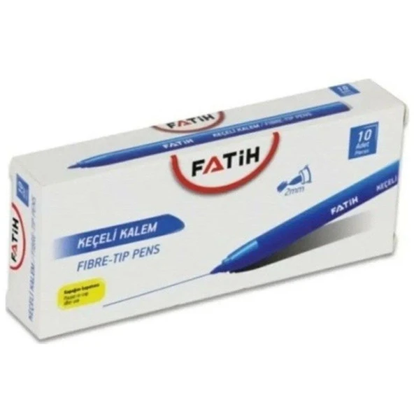 Fatih Keçeli Boya Kalemi Ofis Tipi Mavi 34030 ürün görseli 1