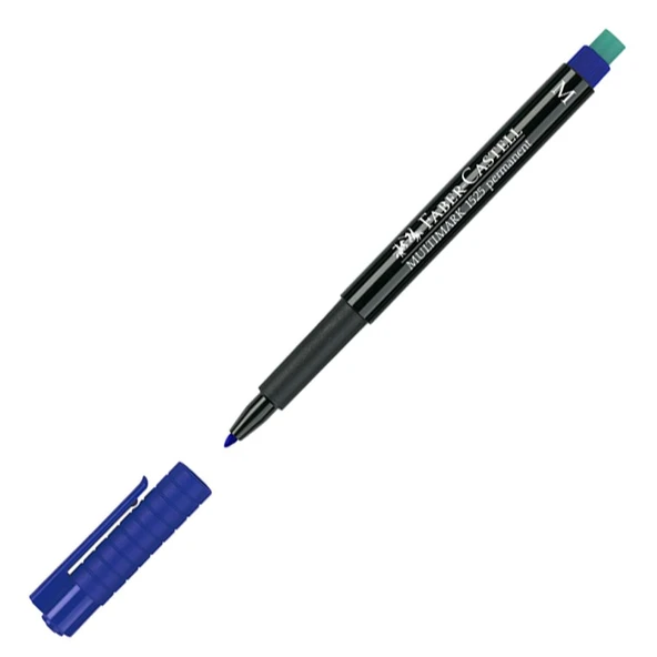 Faber-Castell Asetat Kalemi Permanent M Seri Mavi 15 25 51 ürün görseli 1