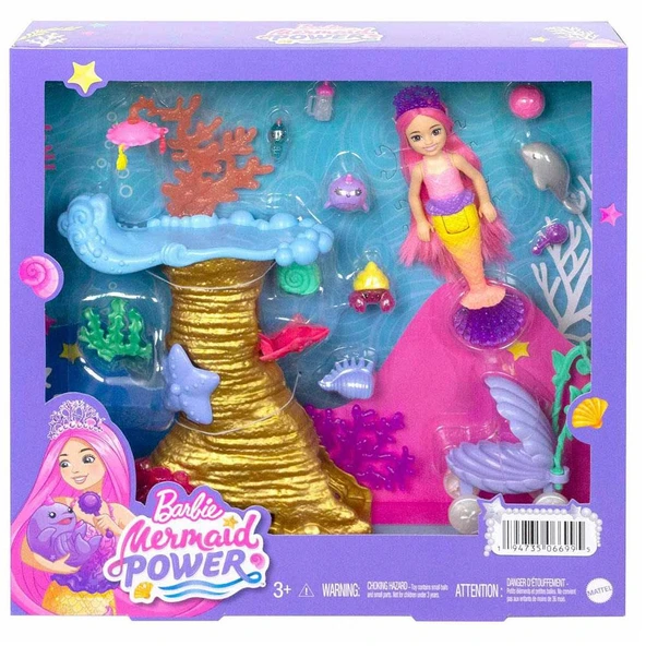 Barbie Deniz Hayvanları Oyun Seti HHG58 ürün görseli 1