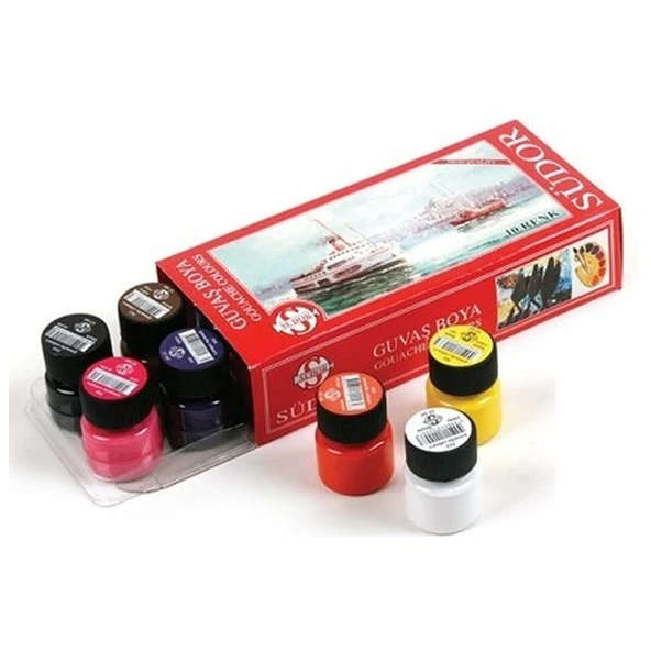 Südor Guaj Boya Şişe 10 LU 20 ML SD522 ürün görseli 1