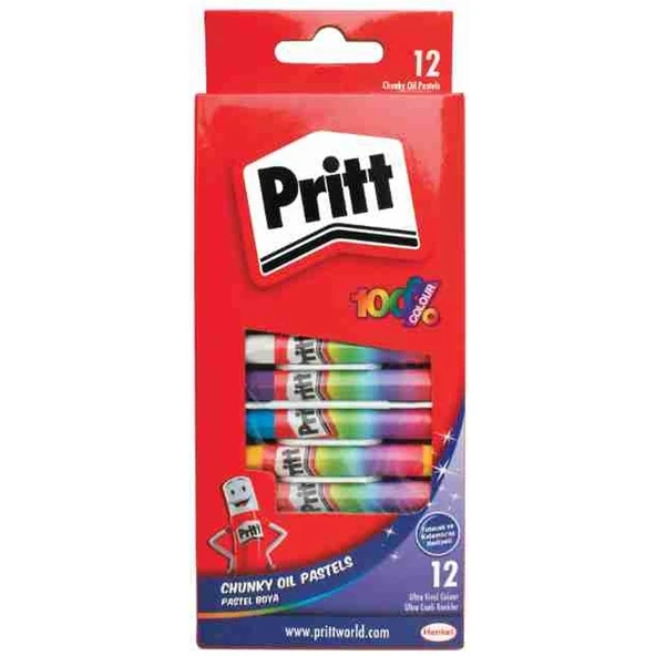 Pritt Pastel Boya Karton Kutu 12 Renk 1048061 ürün görseli 1