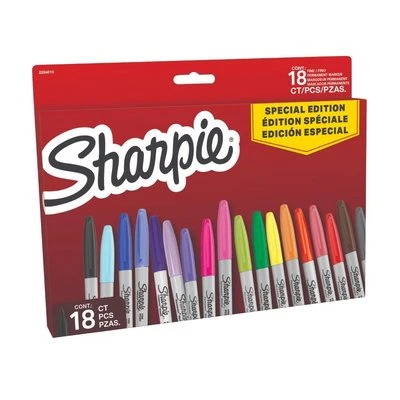 Sharpie Permanent Markör Fine 18 Li ürün görseli 1
