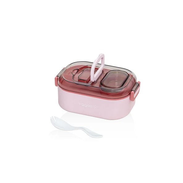 Vagonlife VGN7084 550ml Pembe Çelik Saklama Kabı ürün görseli 1
