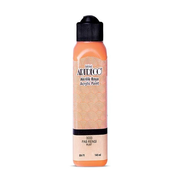 Artdeco Akrilik Boya 140 ML Pas Rengi 070R-3033 ürün görseli 1