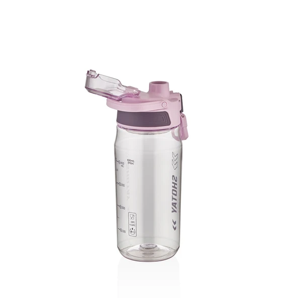 Shotay ST-7206 600ml Mor Plastik Matara - Resim 2