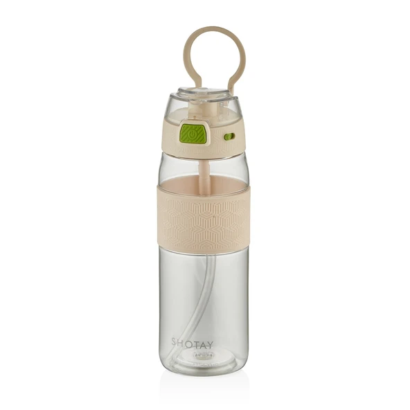 Shotay ST-7202 600ml Beyaz Pipetli Tritan Matara ürün görseli 1