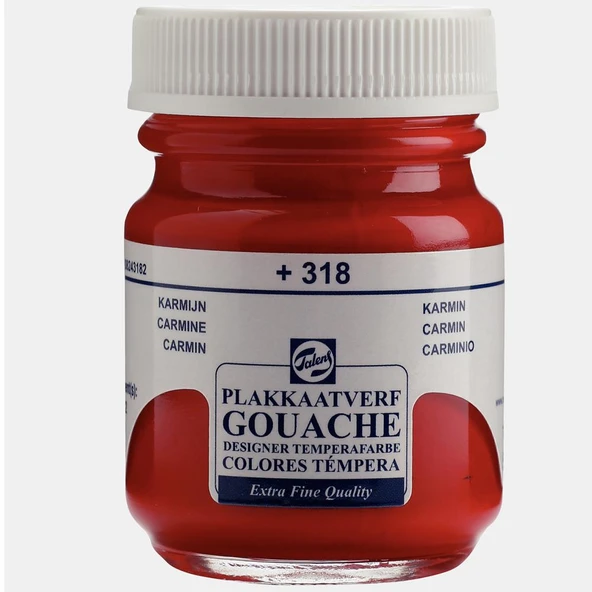 Talens Guaj Boya 16 ML Carmine (Kırmızı) 318 ürün görseli 1