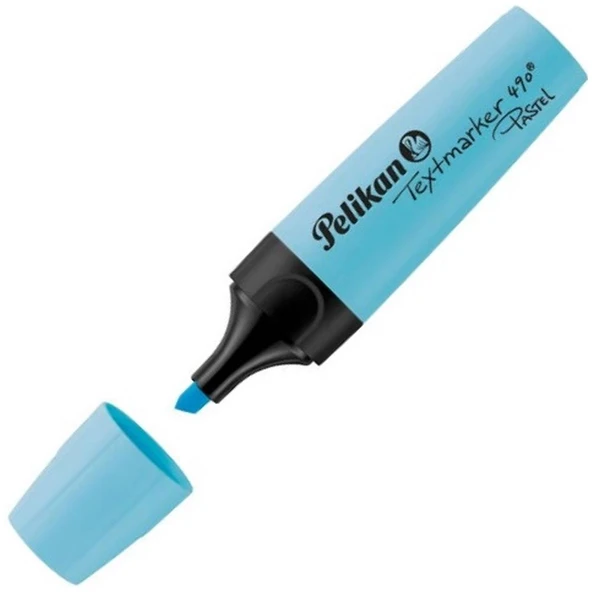 Pelikan Fosforlu Kalem Pastel Mavi 490 ürün görseli 1