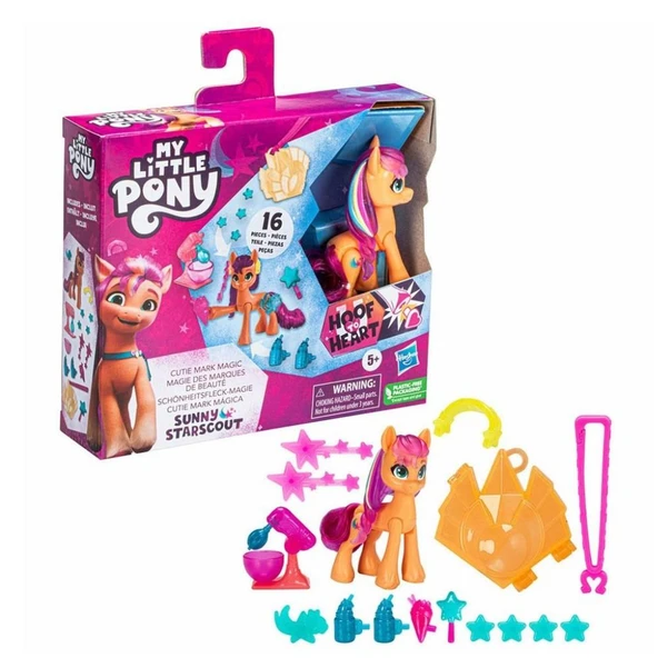 My Little Pony Sevimli İşaret Sihri Pony Figür ürün görseli 1