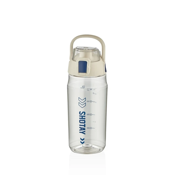 Shotay ST-7206 600ml Beyaz Plastik Matara ürün görseli 1