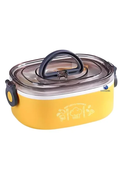 Vagonlife VGN540 1000ml Sarı Çelik Saklama Kabı ürün görseli 1