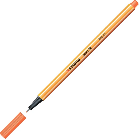 Stabilo Keçe Uçlu İnce Kalem 88 Point 0.4 MM Açık Alev Kırmızısı 88/30 ürün görseli 1