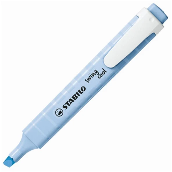Stabilo Fosforlu Kalem Swing Cool Pastel Mavi 275/111-8 ürün görseli 1