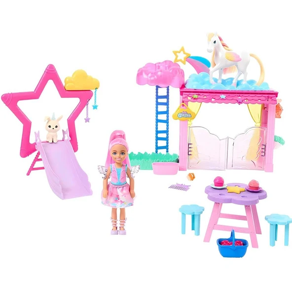 Barbie A Touch Of Magic Chelsea Ve Pegasus Oyun Seti MTL-HNT67 ürün görseli 1