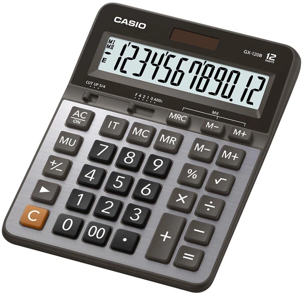 Casio GX-120B 12 Hane Masa Üstü Hesap Makinesi ürün görseli 1