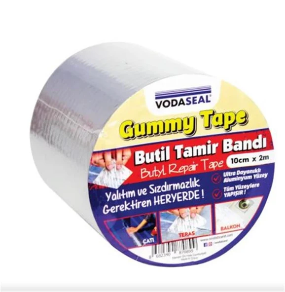 VODASEAL GUMMY TAPE TAMİR BANDI 10CMX2M 70899 ürün görseli 1