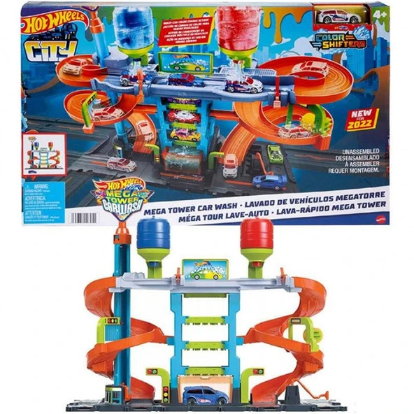 Hot Wheels Mega Araba Yıkama Kulesi (Kmp.) ürün görseli 1