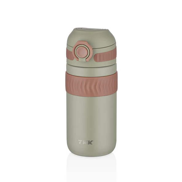 Tkk T2006 450ml Yeşil Çelik Termos ürün görseli 1