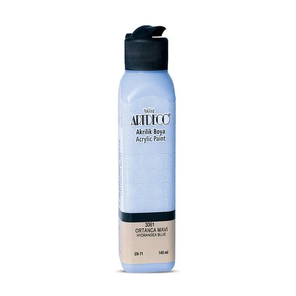 Artdeco Akrilik Boya 140 ML Ortanca Mavi 070R-3061 ürün görseli 1