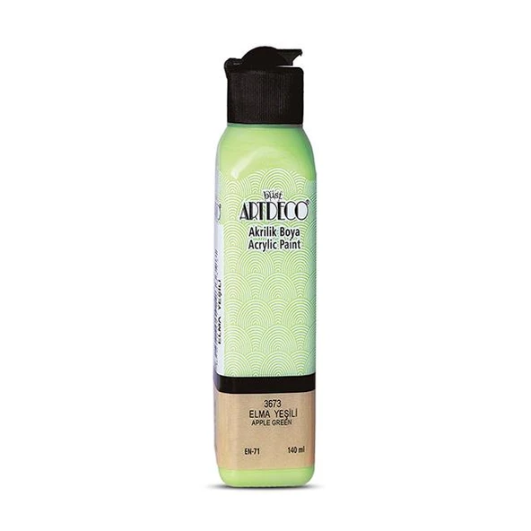 Artdeco Akrilik Boya 140 ML Elma Yeşili 070R-3673 ürün görseli 1