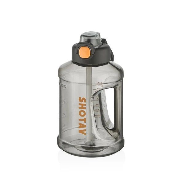 Shotay ST-6291 1500ml Siyah Pipetli Matara ürün görseli 1