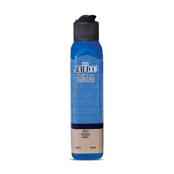 Artdeco Akrilik Boya 140 ML İndigo 070R-3012 ürün görseli 1
