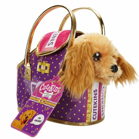 Sunman Oyuncak Cutekins Taşıma Çantalı Peluş Köpek ürün görseli 1
