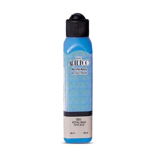 Artdeco Akrilik Boya 140 ML Royal Mavi 070R-3053 ürün görseli 1