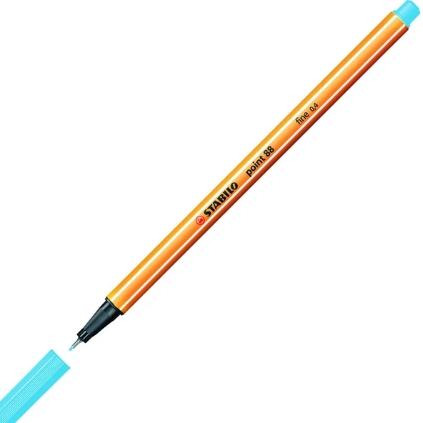 Stabilo Keçe Uçlu İnce Kalem 88 Point 0.4 MM Buz Mavisi 88/11 ürün görseli 1
