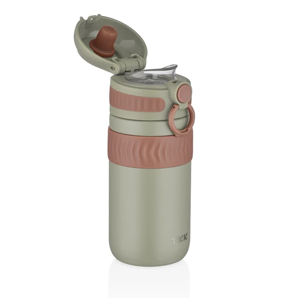 Tkk T2006 450ml Yeşil Çelik Termos - Resim 2