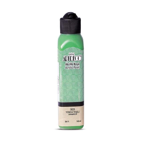 Artdeco Akrilik Boya 140 ML Yonca Yeşil 070R-3023 ürün görseli 1