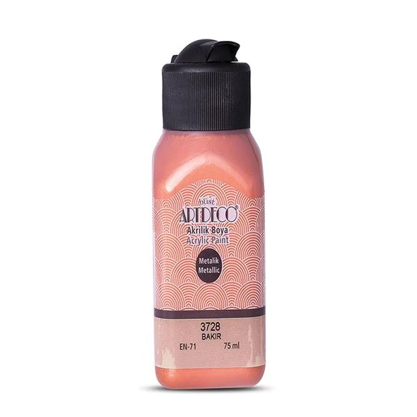 Artdeco Akrilik Boya 75 ML Metalik Bakır 3728 ürün görseli 1