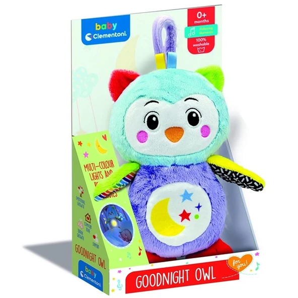 Clementoni Baby Işıklı Pelüş Baykuş 17801 ürün görseli 1