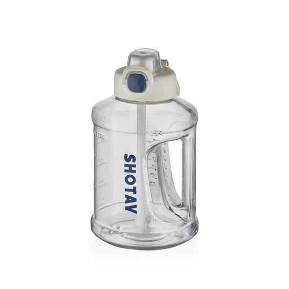 Shotay ST-6291 1500ml Beyaz Pipetli Matara ürün görseli 1