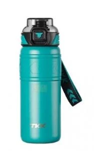 Vagonlife Tkk T2022 500ml Süzgeçli Pipetli Turkuaz Çelik Matara ürün görseli 1