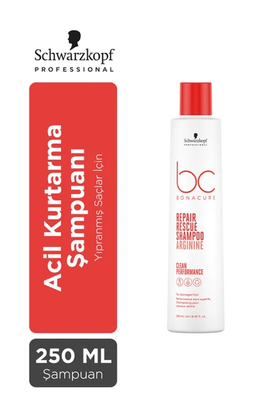 Bonacure Bc Clean Acil Kurtarma Şampuanı 250ml ürün görseli 1