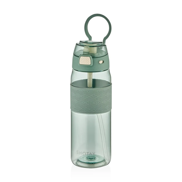 Shotay ST-7202 600ml Yeşil Pipetli Tritan Matara ürün görseli 1
