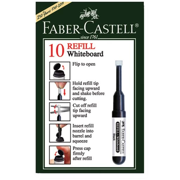 Faber-Castell Tahta Kalem Mürekkebi W20 Siyah 25 43 99 ürün görseli 1