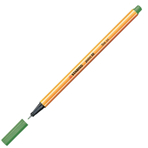 Stabilo Keçe Uçlu İnce Kalem 88 Point 0.4 MM Yeşil 88/36 ürün görseli 1