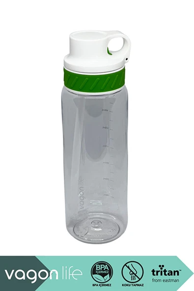 Vagonlife VGN047 800ml Pipetli Yeşil Tritan Matara ürün görseli 1