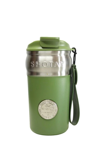 Shotay ST-8912 420ml Yeşil Çelik Termos - Resim 2