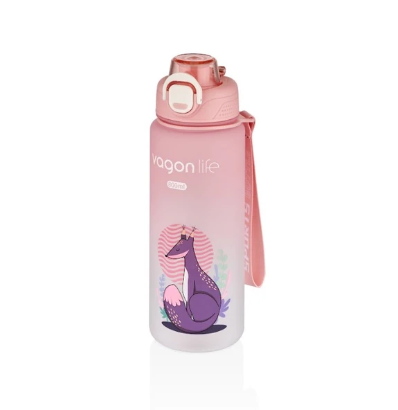 Vagonlife VGN2352 800ml Pembe Matara ürün görseli 1