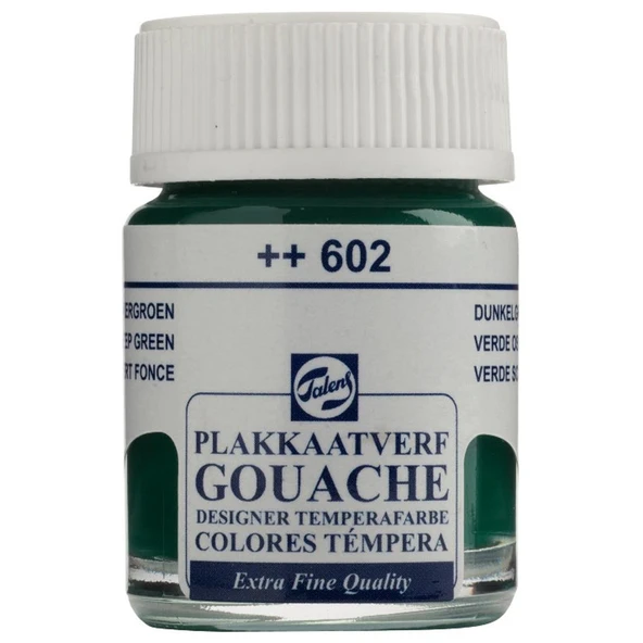 Talens Guaj Boya 16 ML Deep Yeşil (Koyu Yeşil) 602 ürün görseli 1