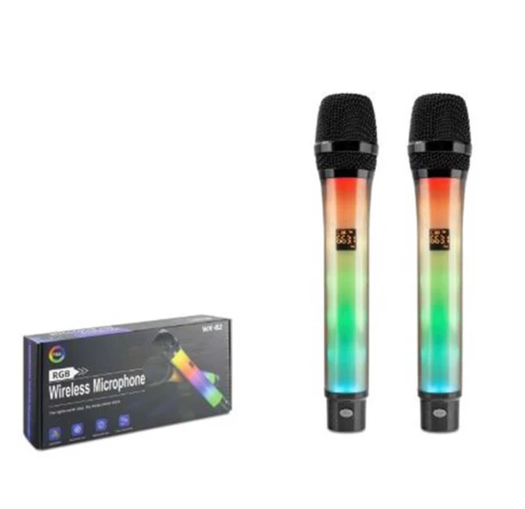 Hadron Wx-82 Kablosuz 2-Mikrofon Uhf Rgb ürün görseli 1