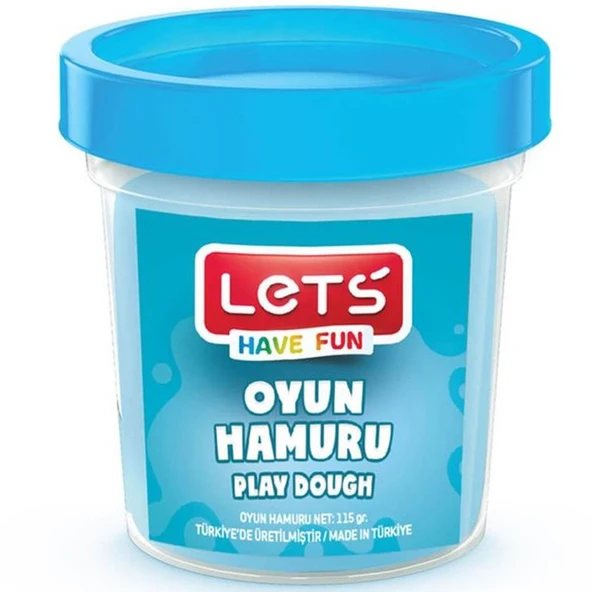 Lets Oyun Hamuru Tek Renk Mavi 110 GR L8440-3 ürün görseli 1