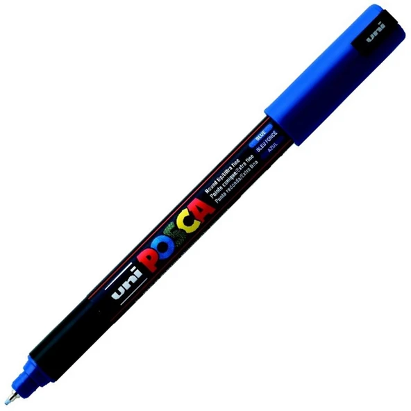 Uni-Ball Markör Posca 0.7 MM Su Bazlı Poster Mavi N PC-1MR ürün görseli 1